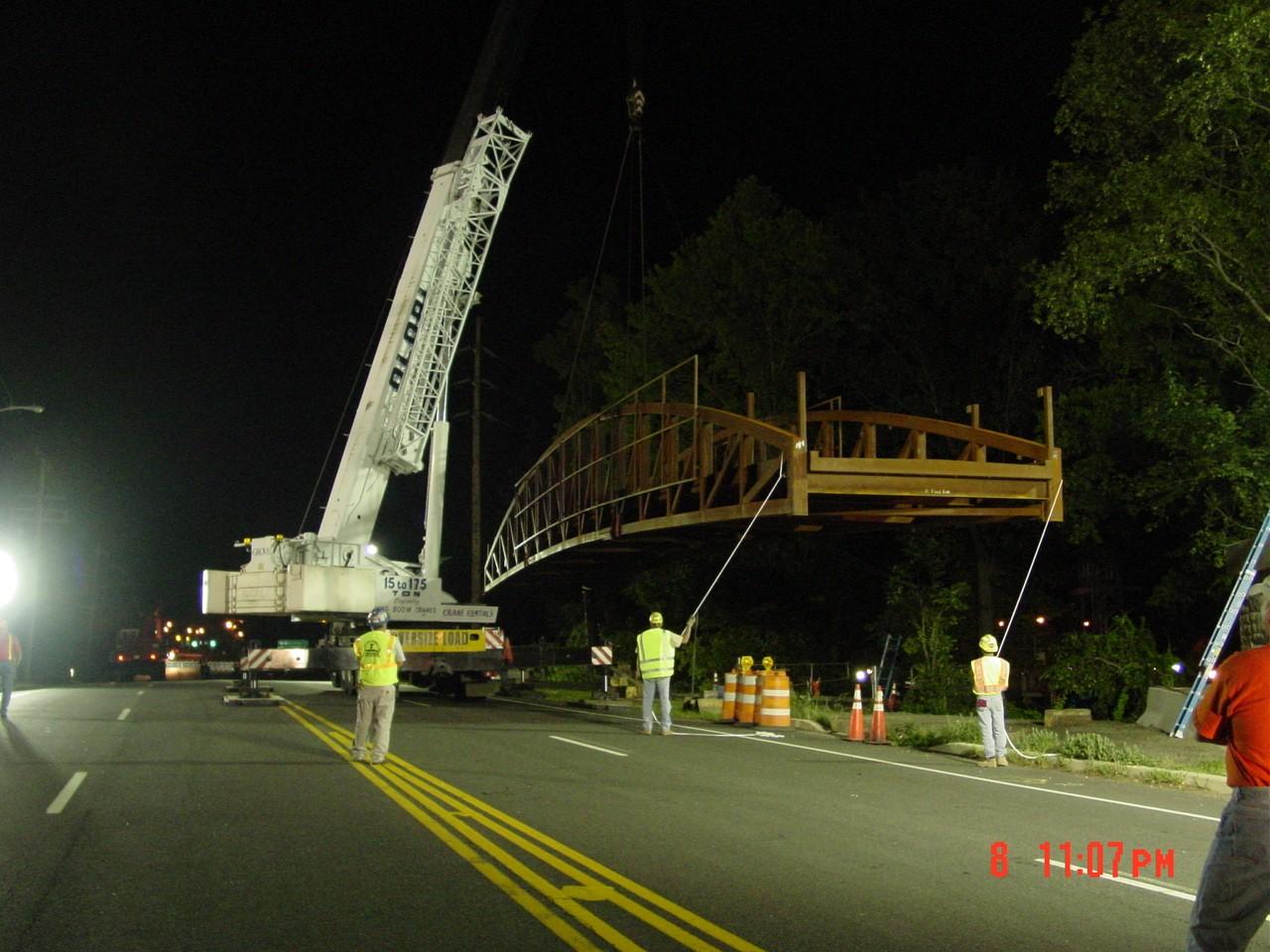 Crane Lifting Bridge — Nanuet, NY — Olori Crane Service, Inc.