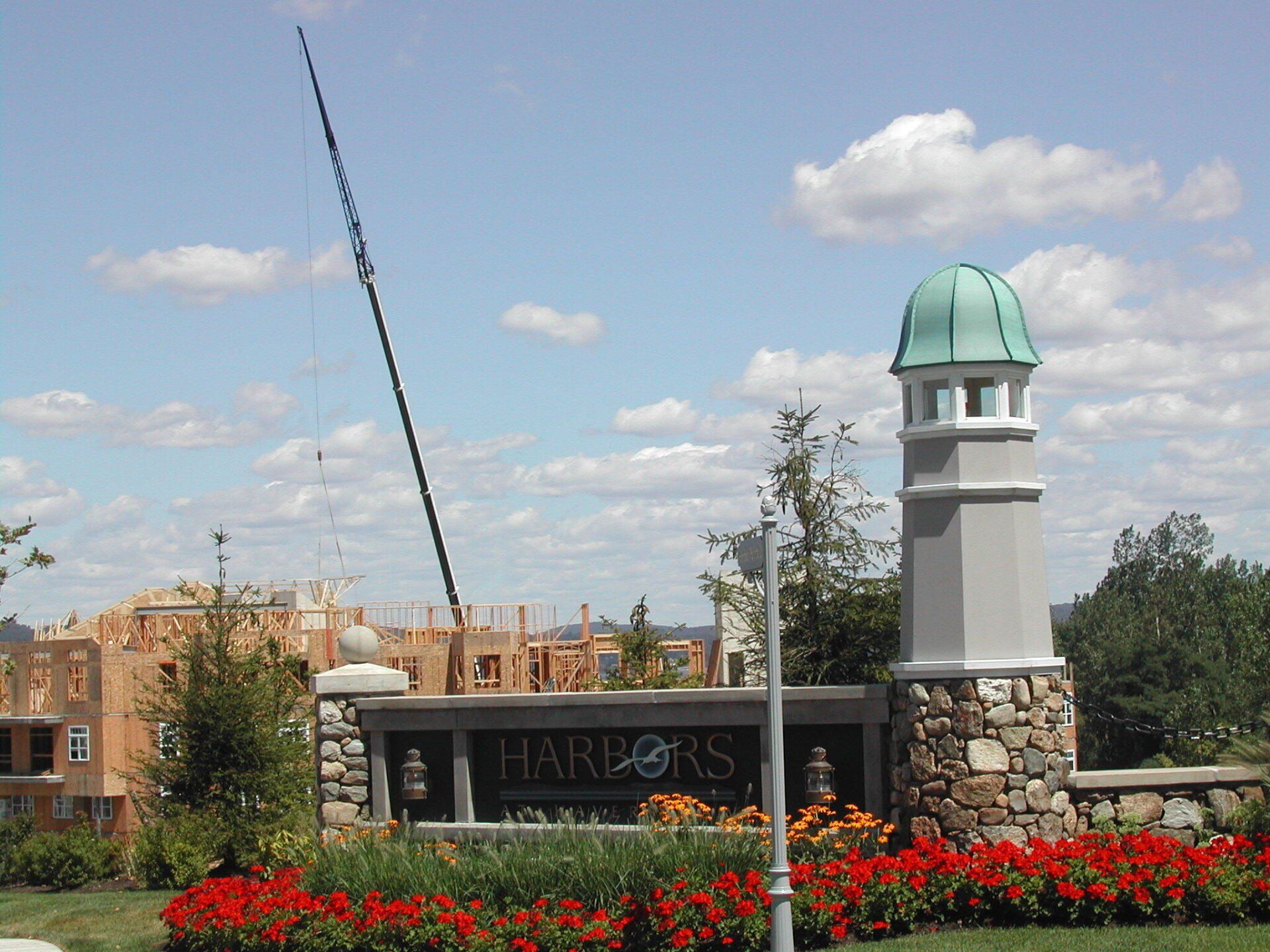 Harbors Resort Construction Building — Nanuet, NY — Olori Crane Service, Inc.