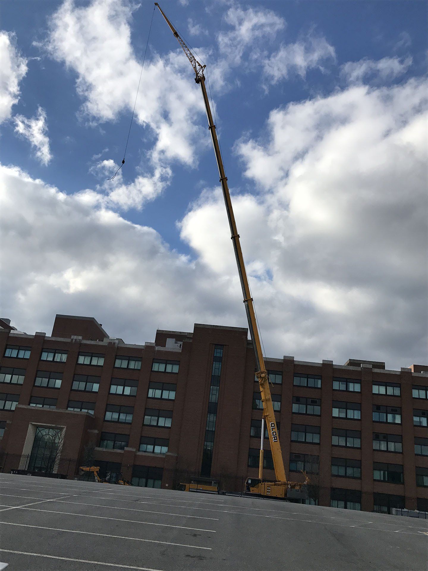 Concrete Dock Placing — Nanuet, NY — Olori Crane Service, Inc.