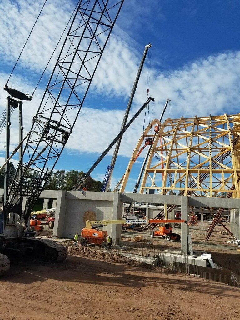 Roof Metal Frame — Nanuet, NY — Olori Crane Service, Inc.