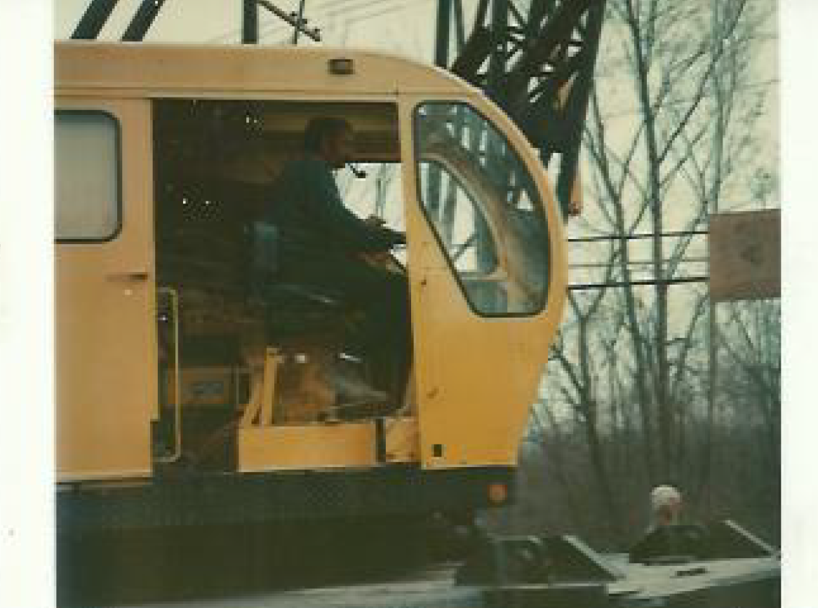 Man on Yellow Crane — Nanuet, NY — Olori Crane Service, Inc.