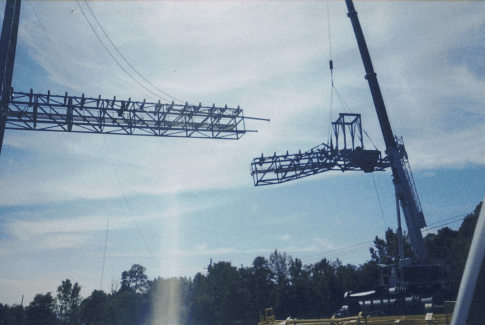Connecting Crawling Crane — Nanuet, NY — Olori Crane Service, Inc.