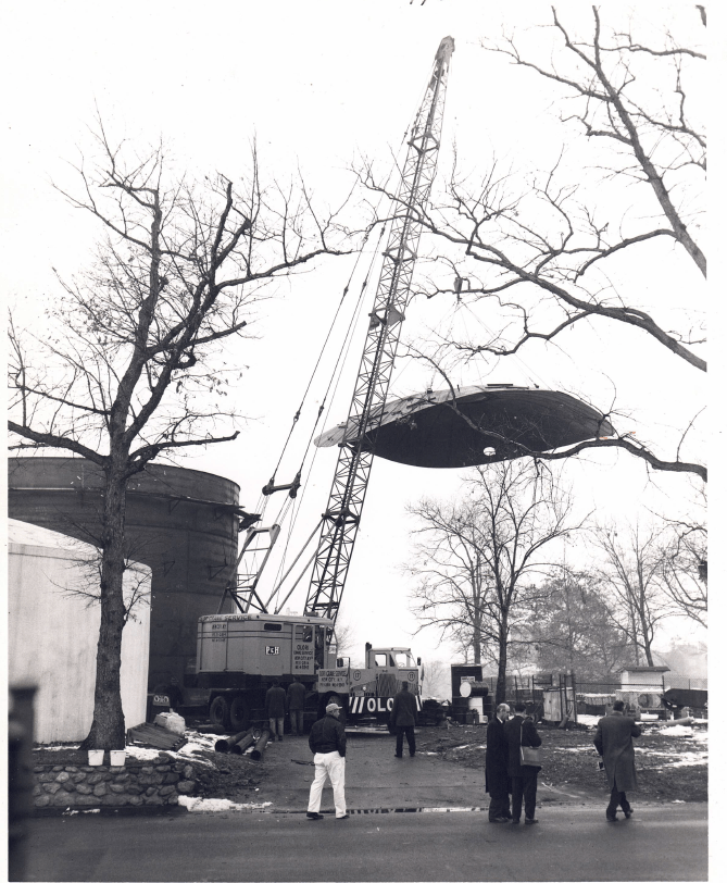 Cylinder Container Roof — Nanuet, NY — Olori Crane Service, Inc.