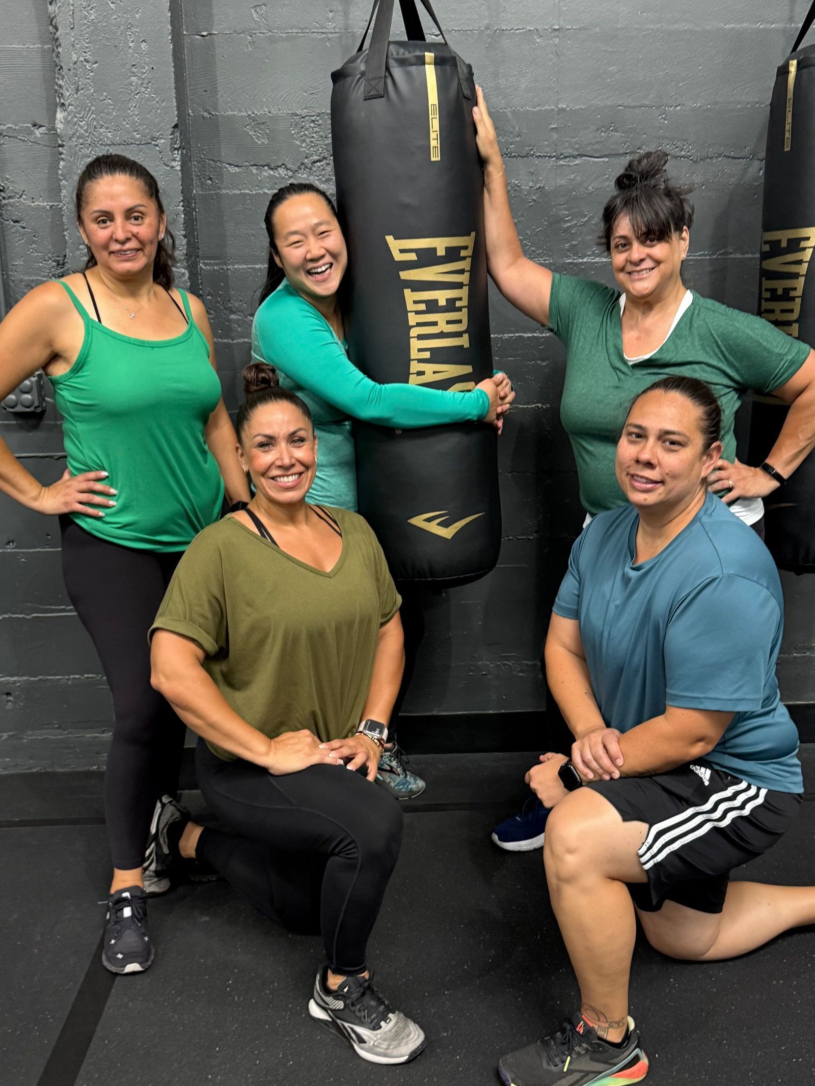 Members and coaches together at Unbound Fitness studio in San Jose