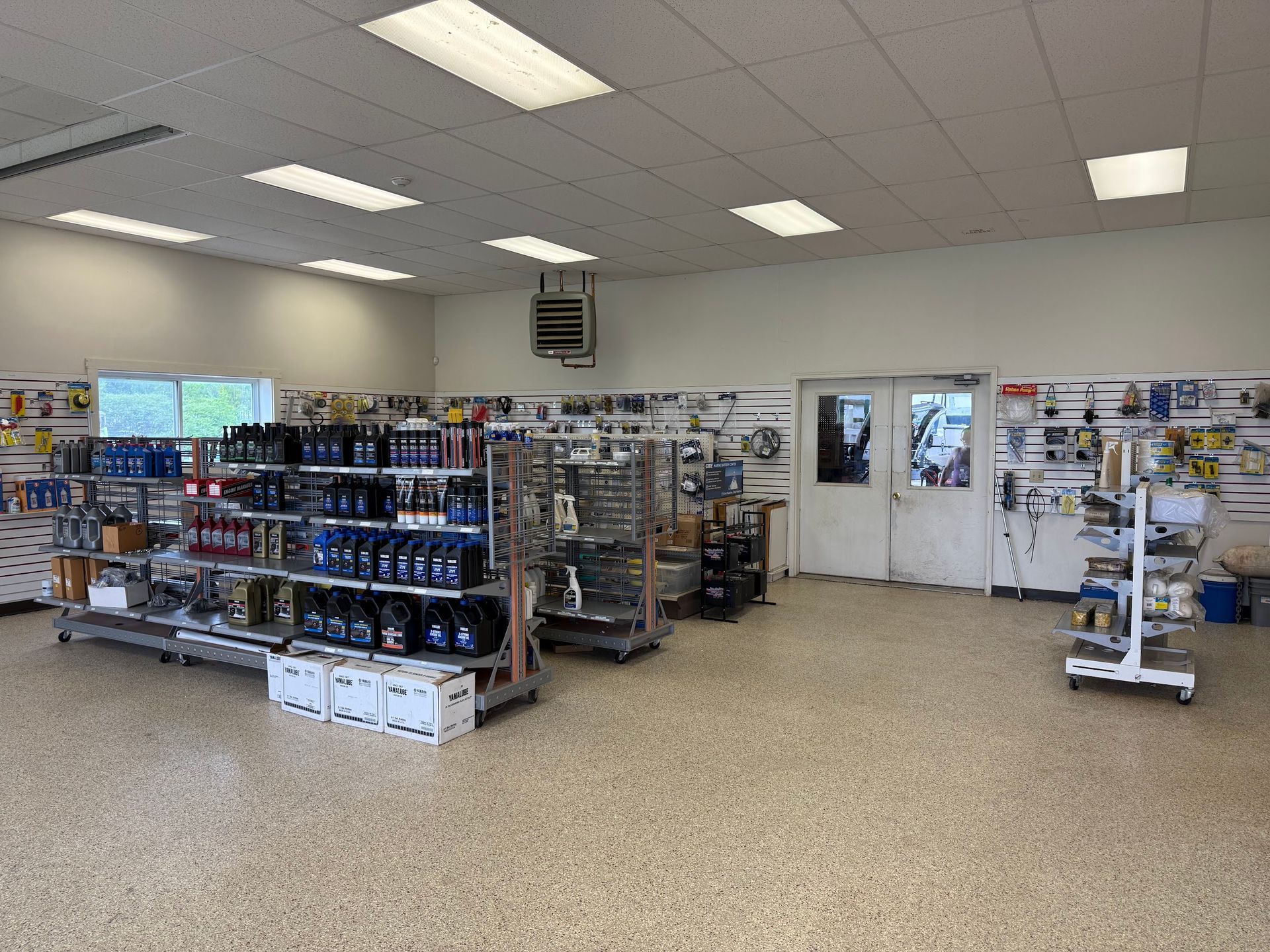 A store filled with lots of shelves filled with lots of products.