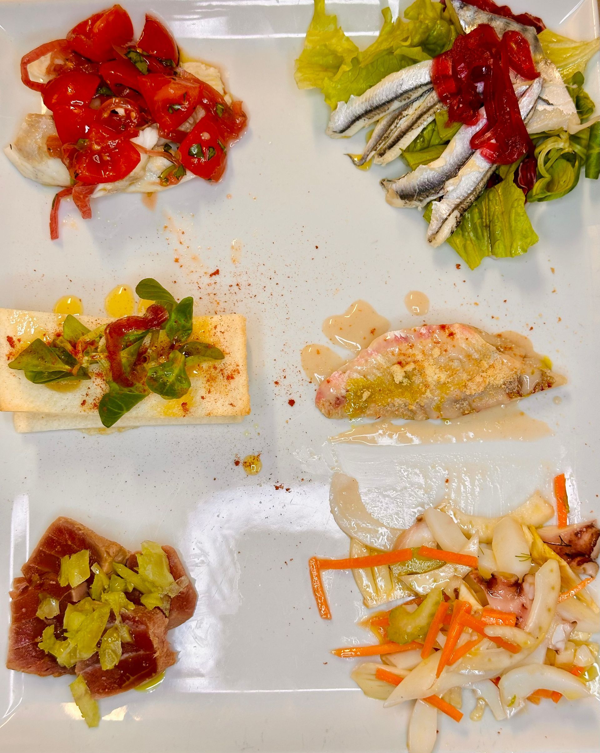 Ristorante antipasto di pesce fresco Vela Blu Riccione