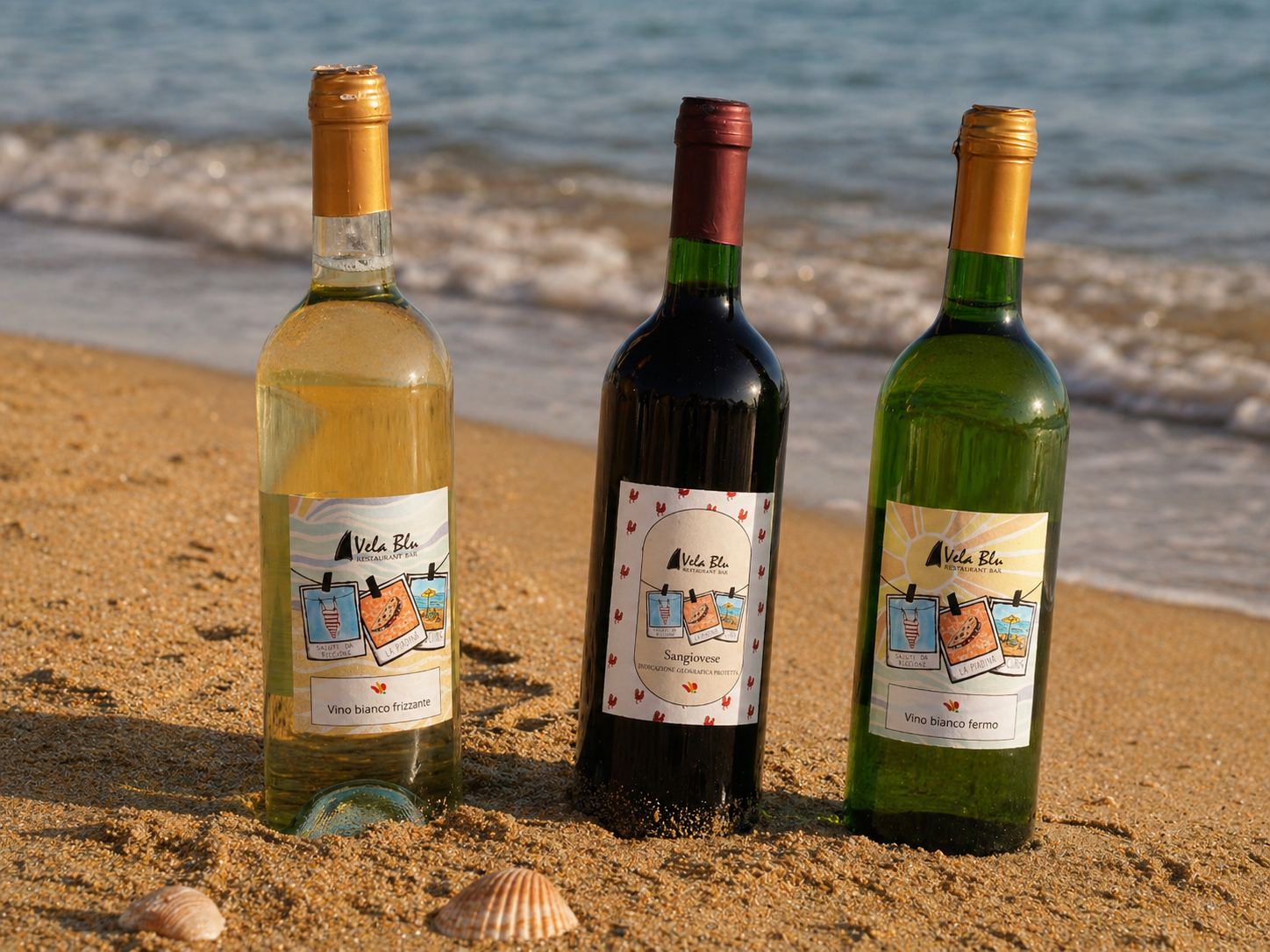 La selezione di vini del Ristorante Vela Blu di Riccione