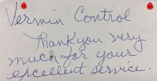 Testimonial Written By The Client — Pest Control in Uniontown, PA
