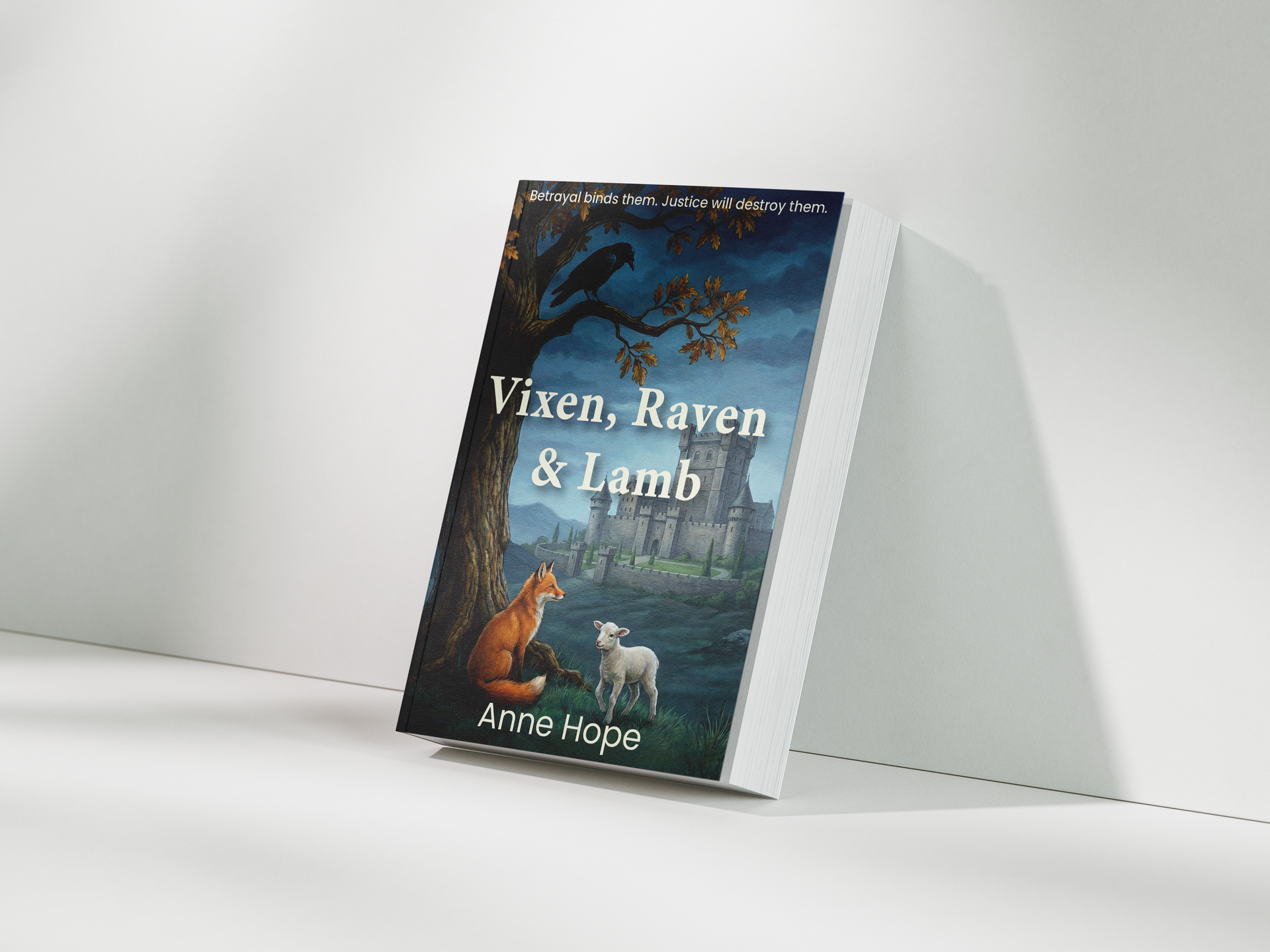 Smartphone screen showcasing book publishing services: copywriting, cover design, printing. Trusted by authors.