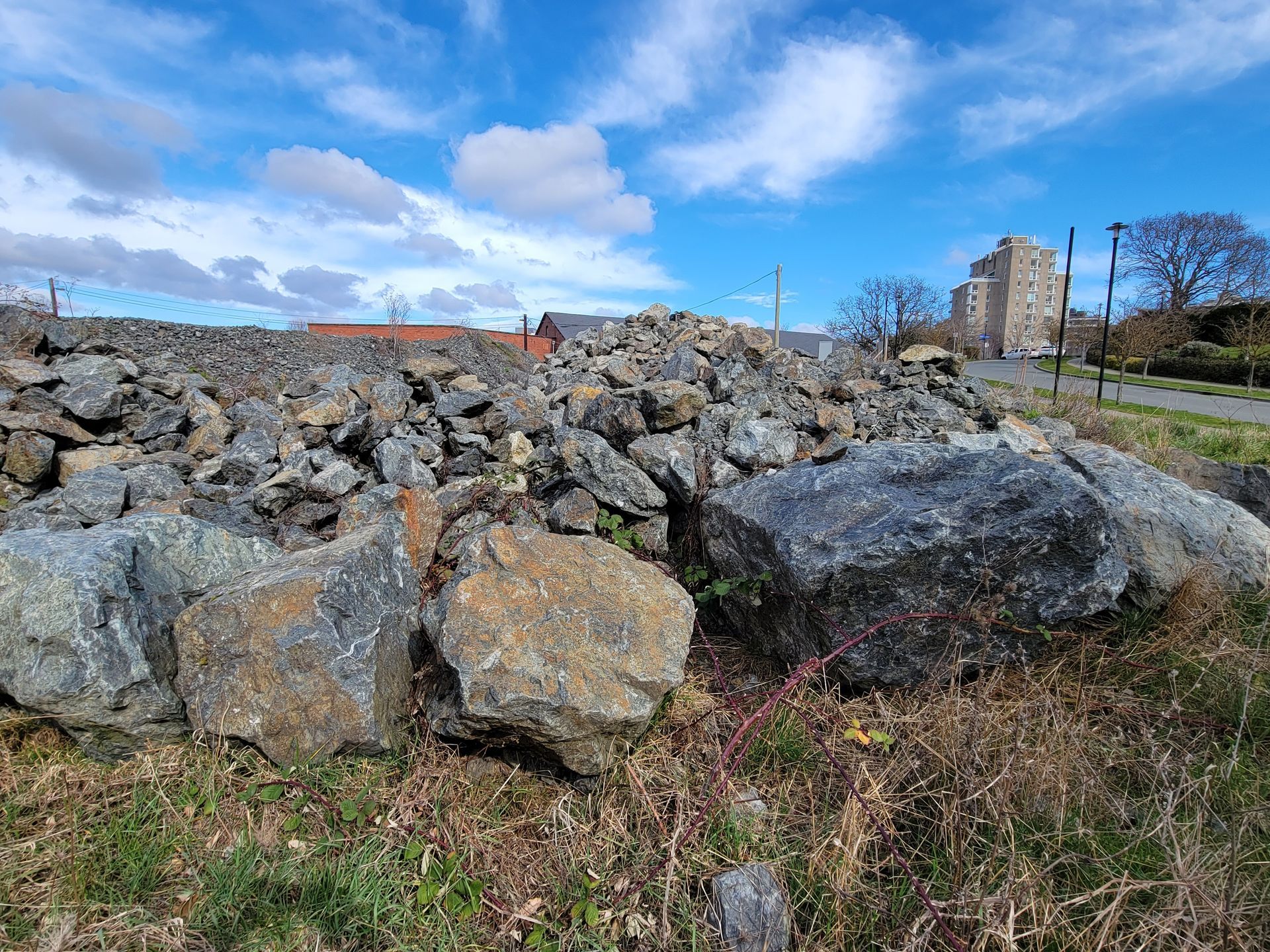 boulder quarry for Victoria Retaining Walls