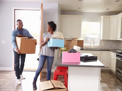 Young Couple Moving In — Charlotte, NC — Aac Insurance Group