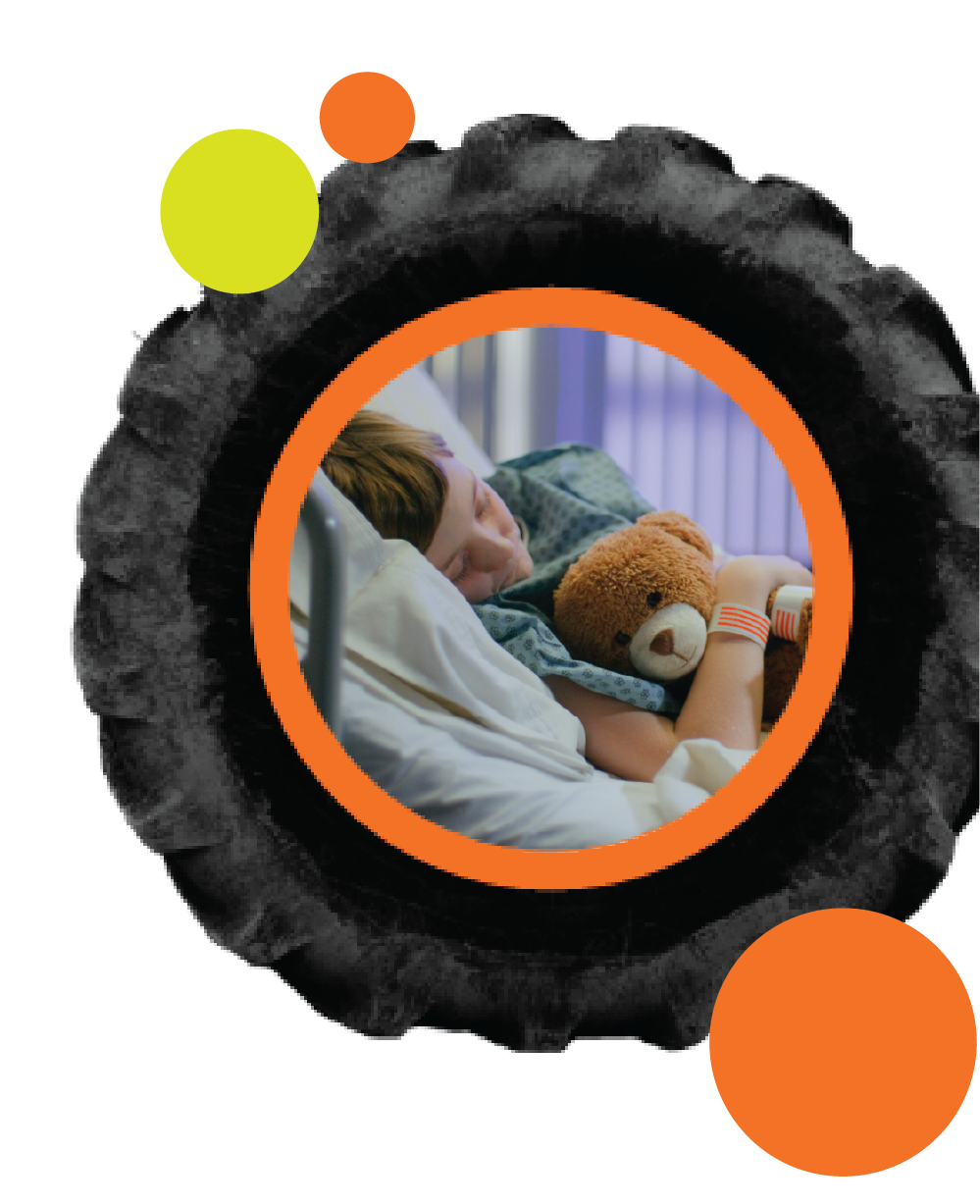 Child in hospital