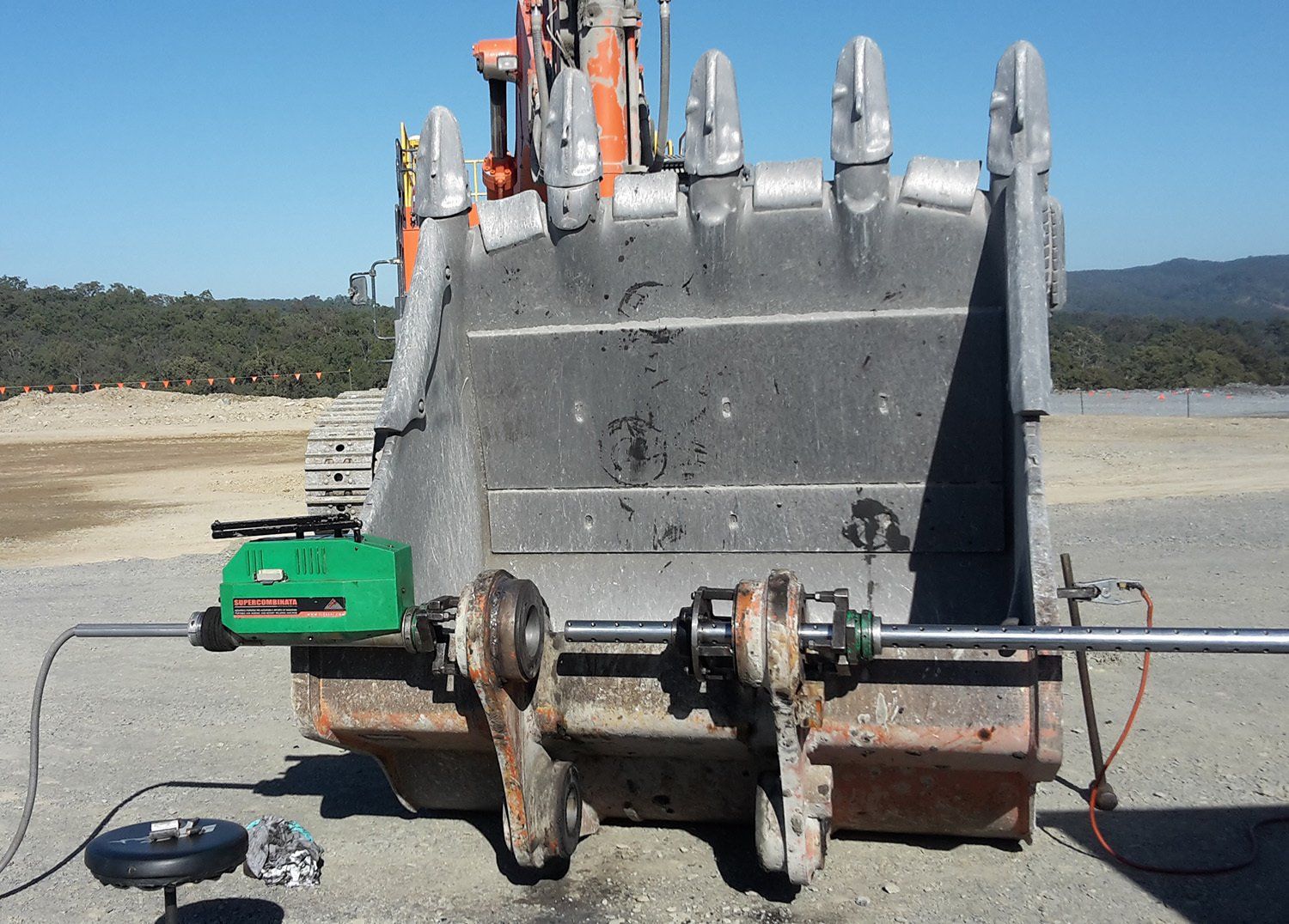 Excavator Bucket Repair — Gold Coast, Qld — PCS Engineering Pty Ltd