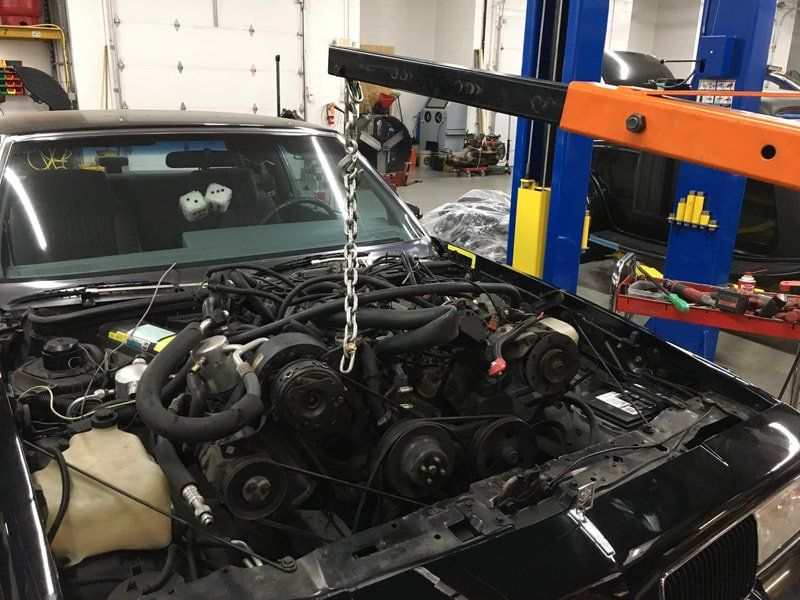 Crane and Engine— Rockville, MD — Bruno’s Classic Muscle