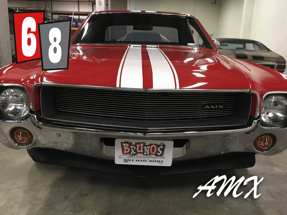 Red Old AMX Car — Rockville, MD — Bruno’s Classic Muscle