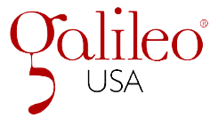 A logo for the galileo foundation with three people and a heart.