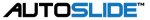 Logo for AutoSlide, a company that has blue text.