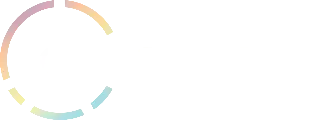 Colorful partial circle graphic.
