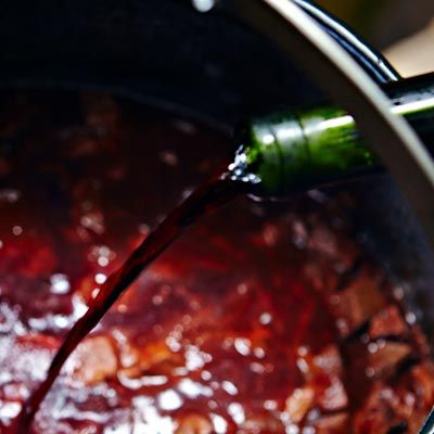 cooking with wine