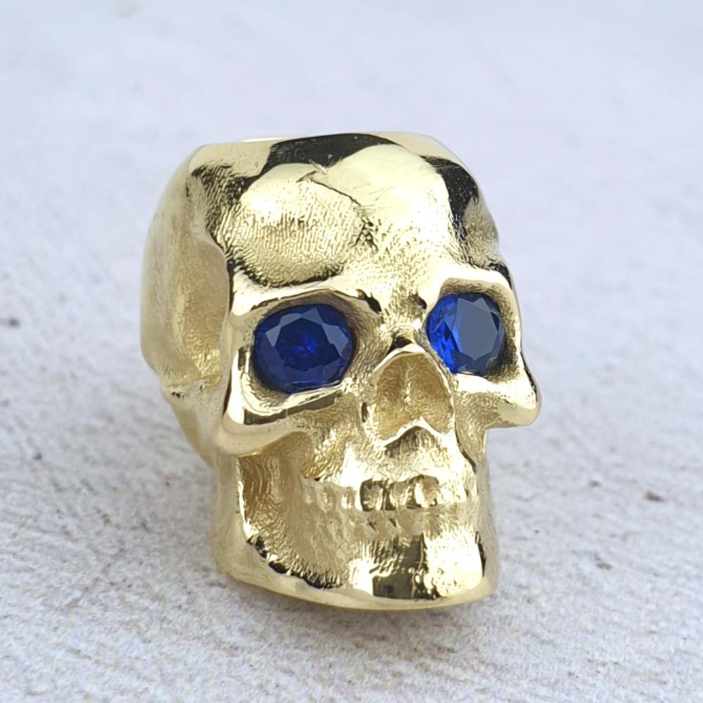 Bespoke platinum gold beard bead