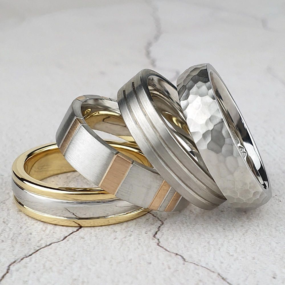 Selection of unique wedding rings