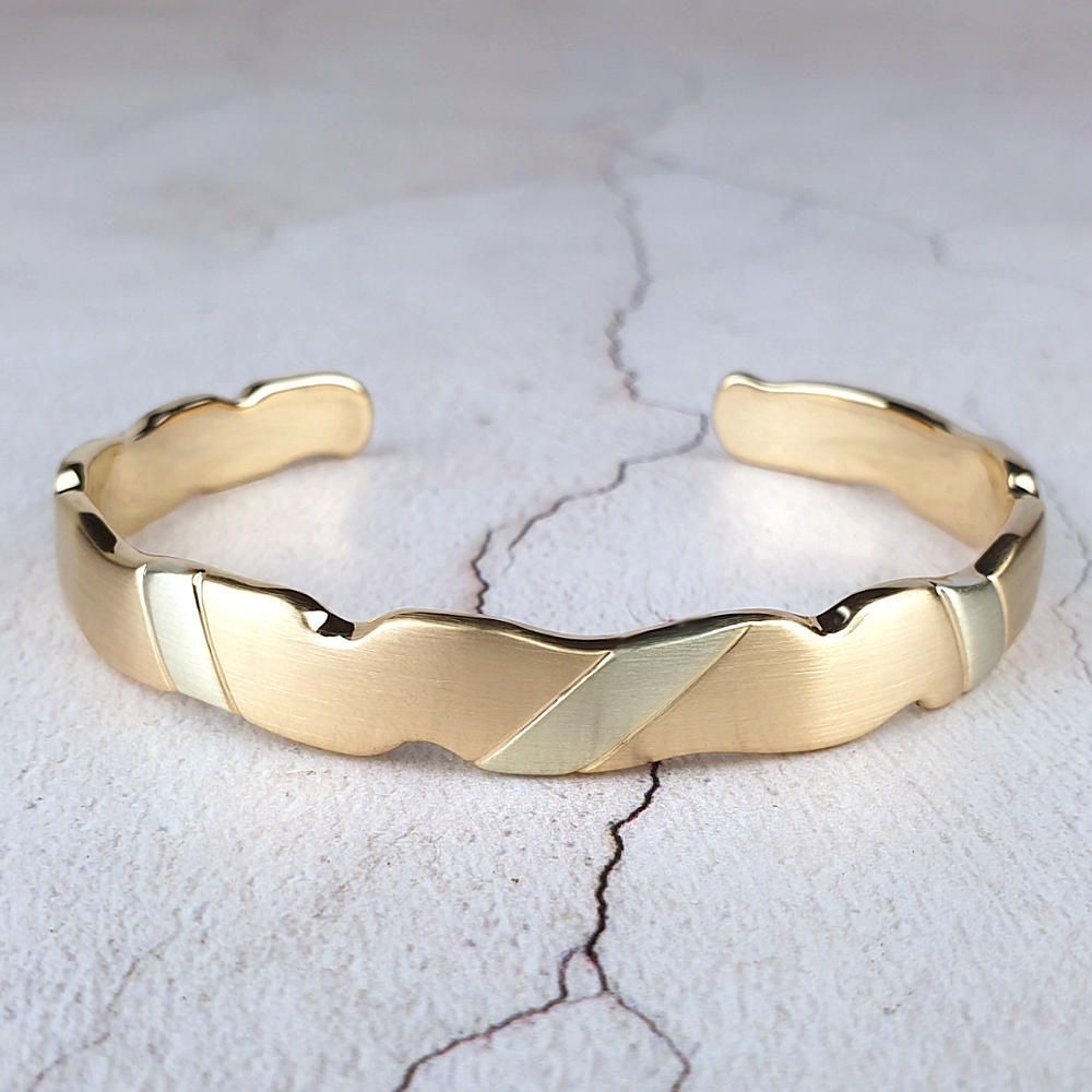 bangle made using inherited wedding rings