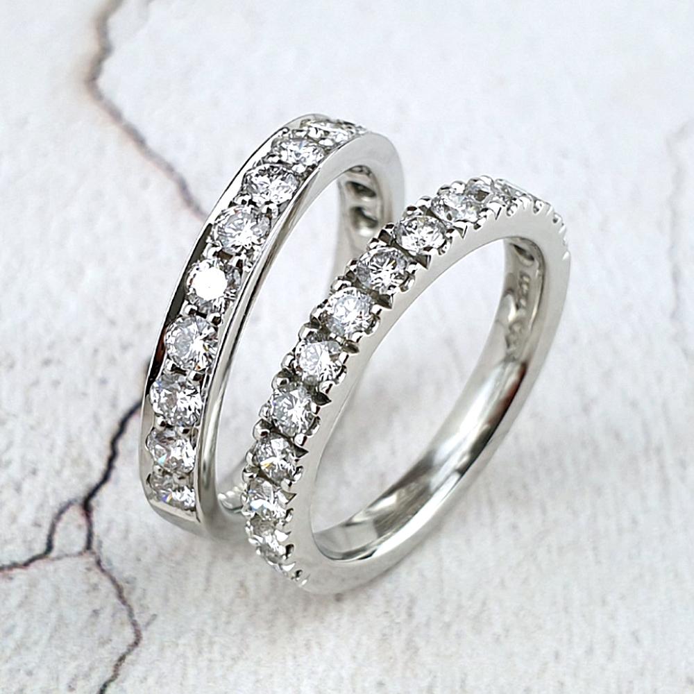 Bespoke eternity rings  made in Worthing