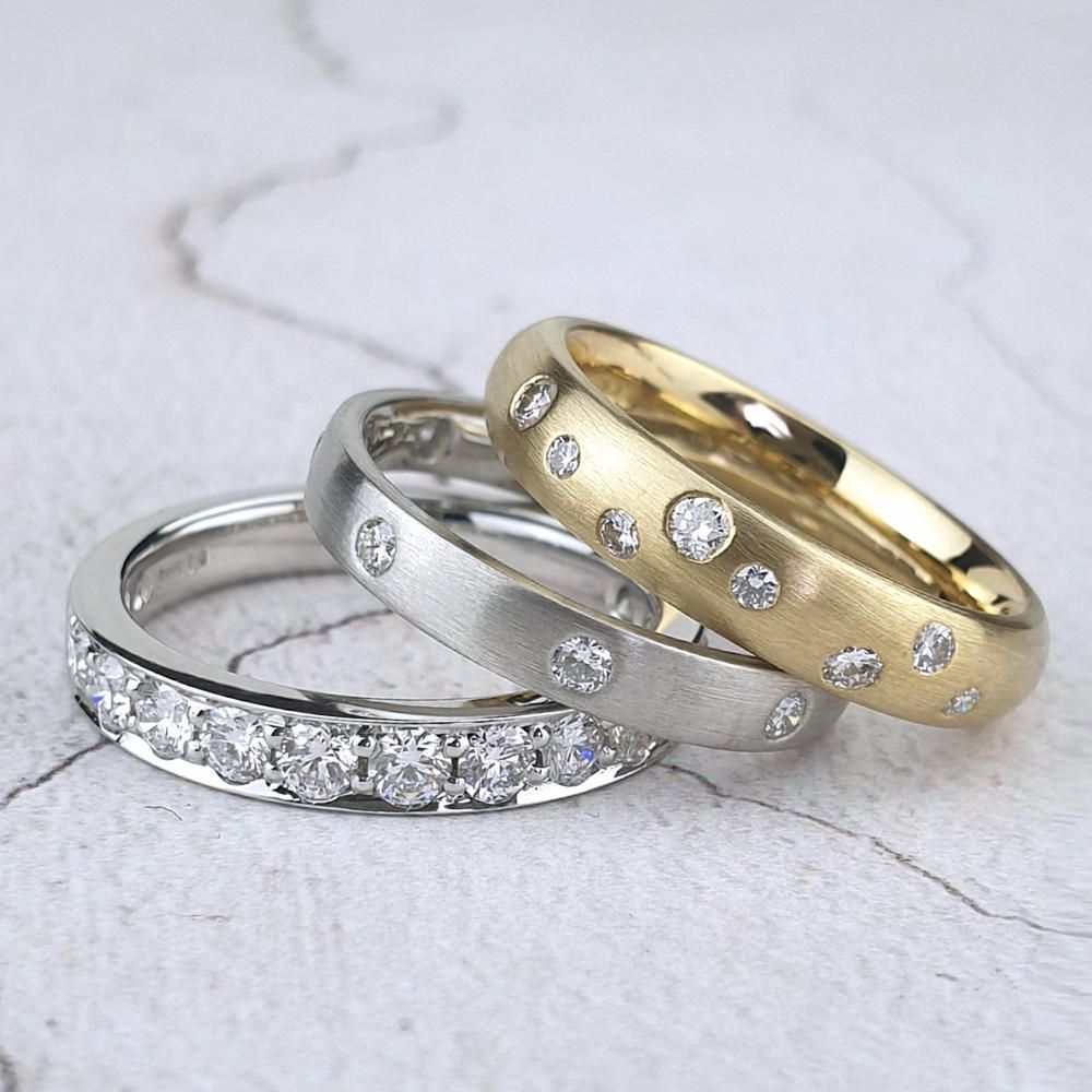 Custom made wedding rings Worthing