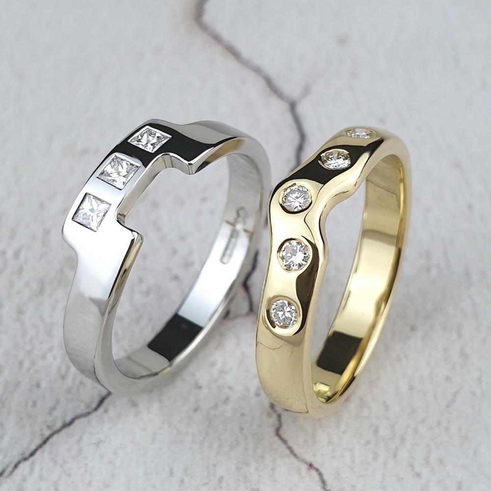 unique wedding rings designed to fit your engagement ring