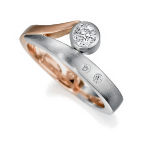 Flick engagement ring