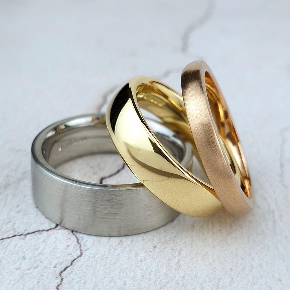 Selection of unique wedding rings