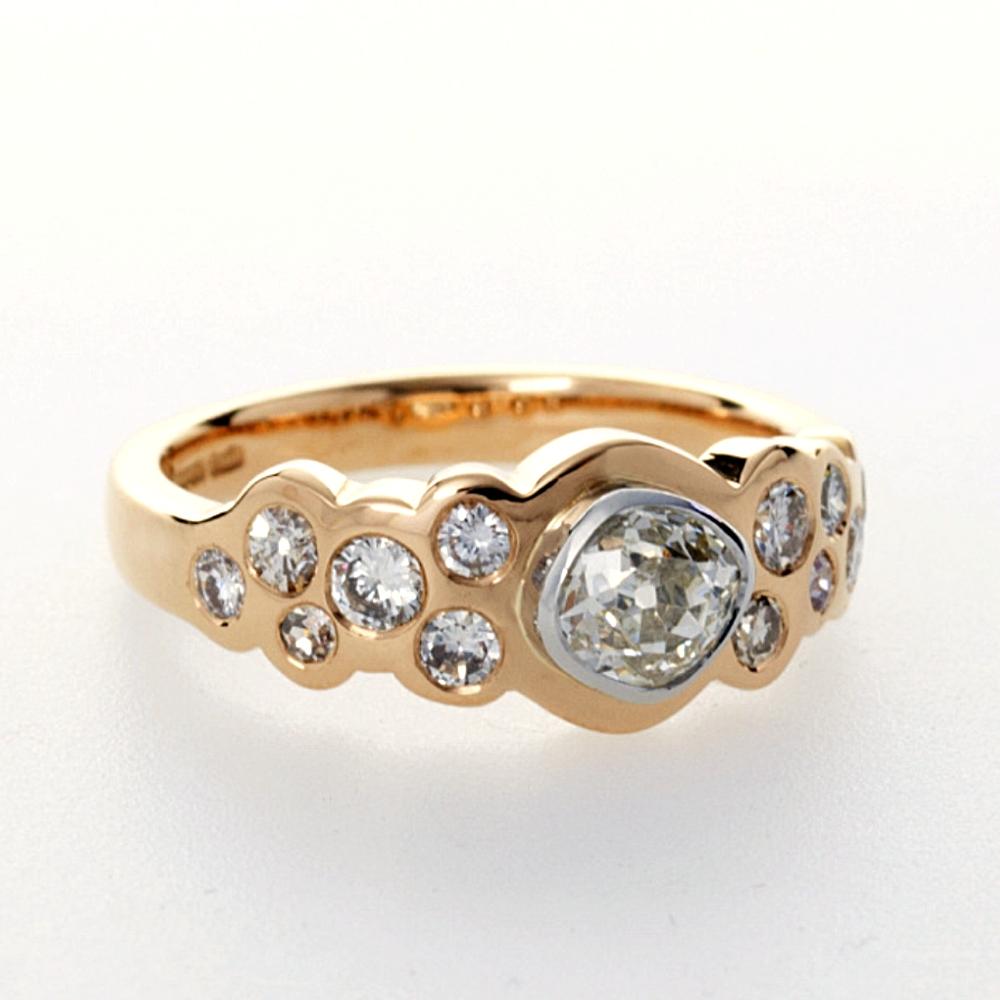 Victorian diamonds  set in 22ct gold
