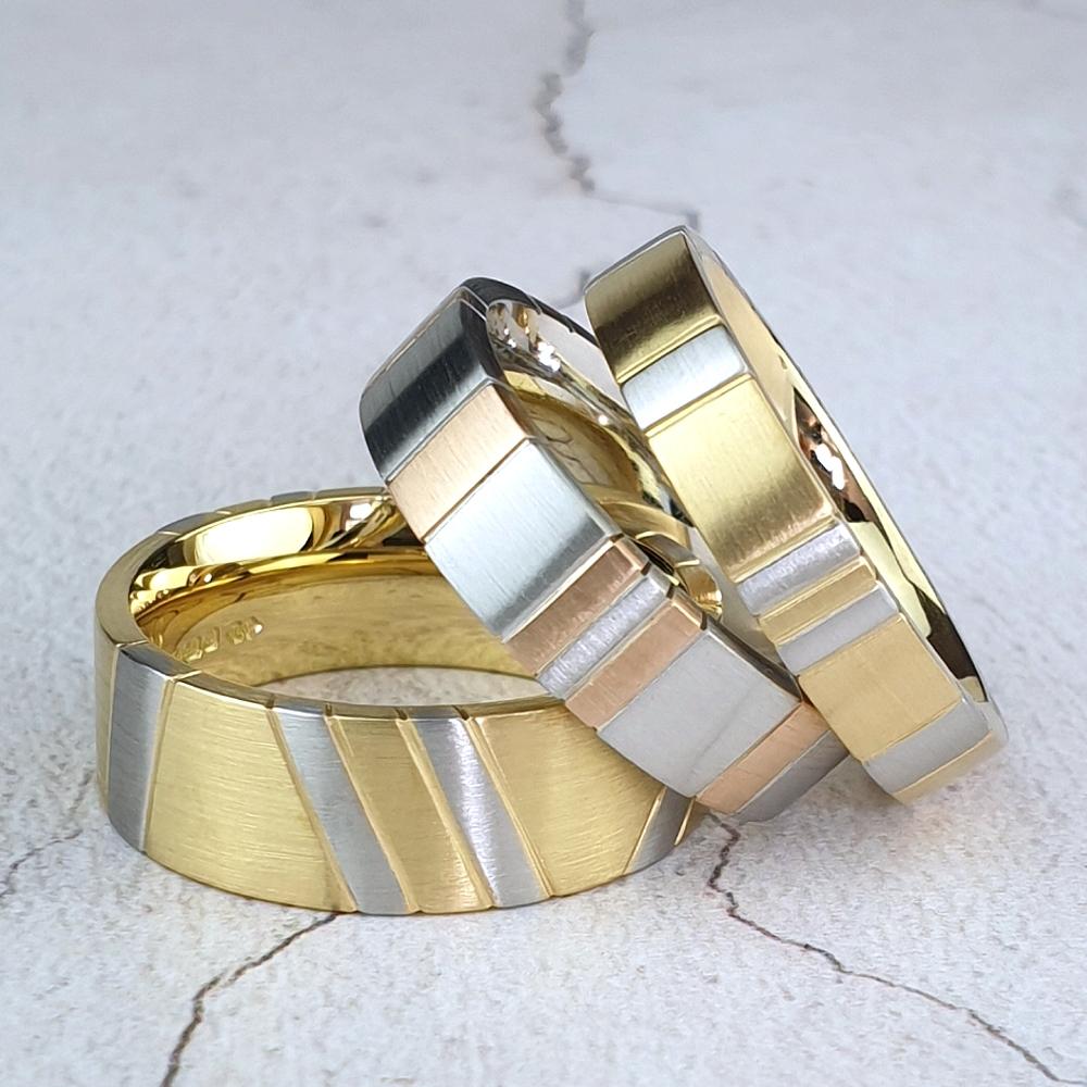 Unique men's wedding rings