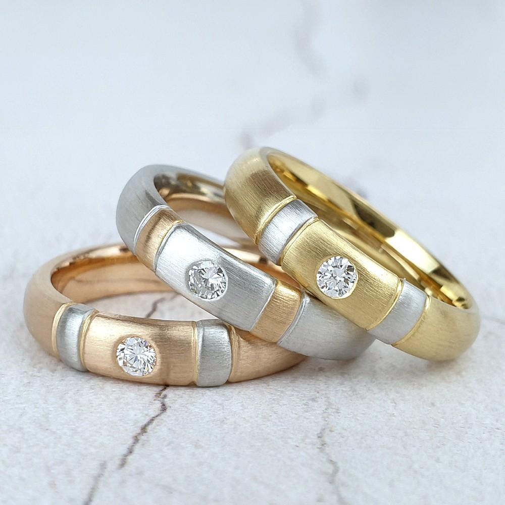 Bespoke wedding rings made in Sussex