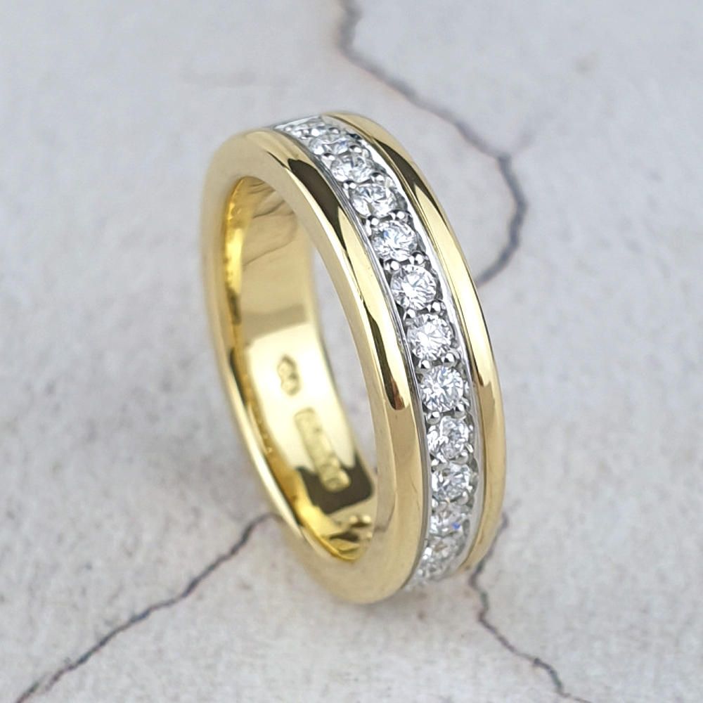 Diamond Wedding Rings | Diamond-set wedding Rings Sussex
