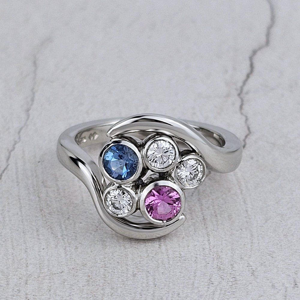 Platinum dress ring