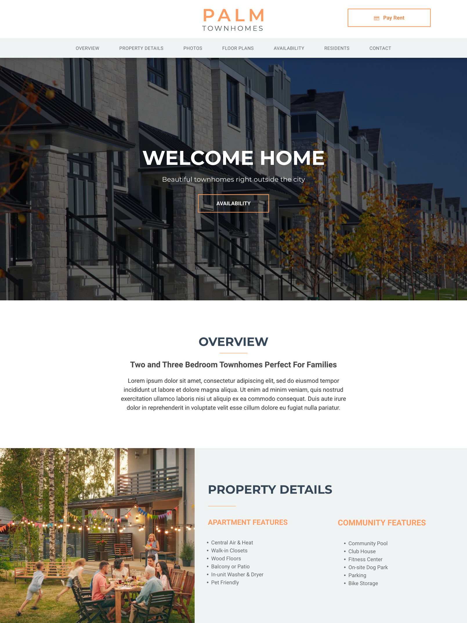 Appfolio's Palm template