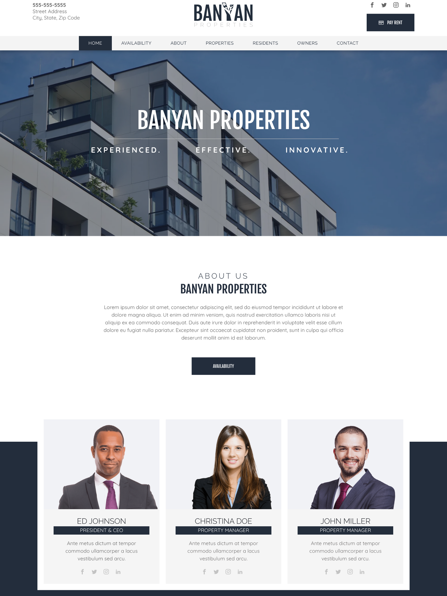 Appfolio's Banyan template