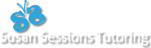 Susan Sessions Tutoring Logo with butterfly
