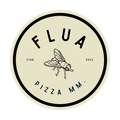 en logo for fluapizza mm med flue på