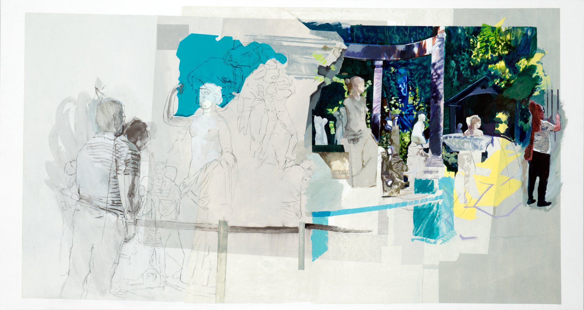 Passages Tinos Cultural Foundation, Canadian contemporary painter, Canadian figurative artist, Art painting, Painting