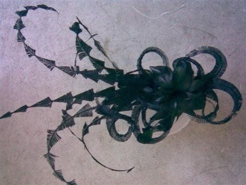 Complementi con piume ornamentali