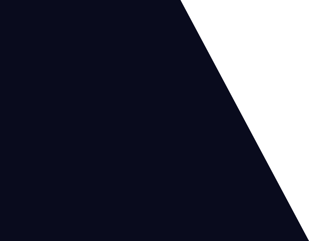 Dark blue trapezoid shape for decoration on homepage | Pinnacle Automotive
