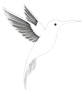 Un logo con letras en blanco de Uvence.