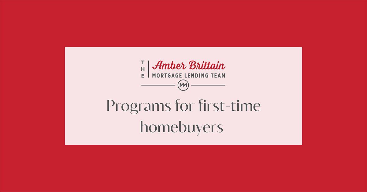 Programs for First-Time Homebuyers