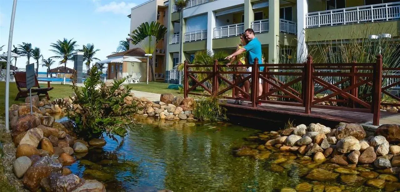 Chafariz dentro do Atlantic Palace Hotel
