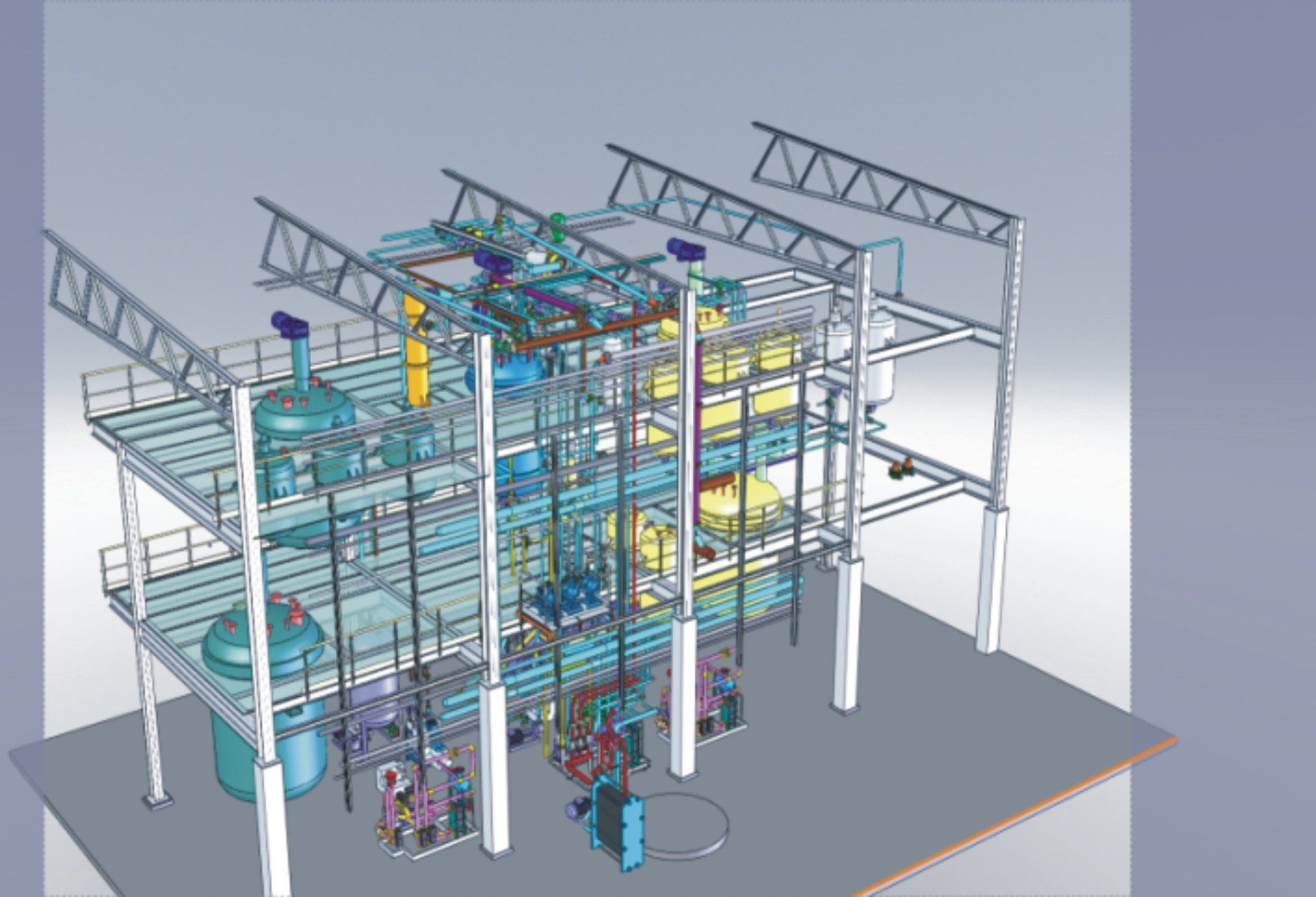 progetto struttura industriale