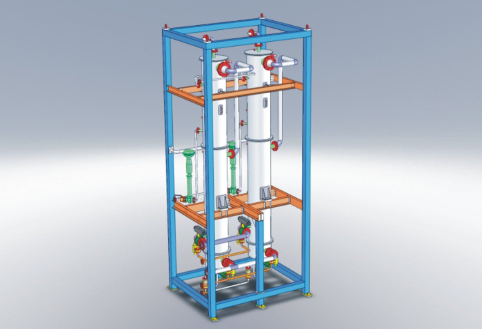 progetto per coppia di recipienti a pressione