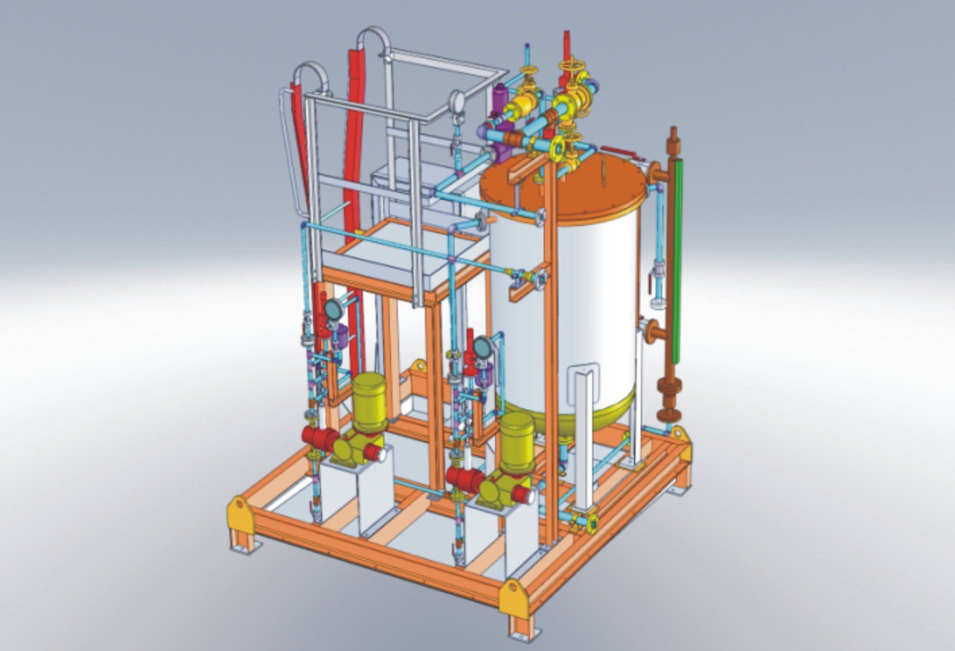 progetto industriale per recipienti a pressione