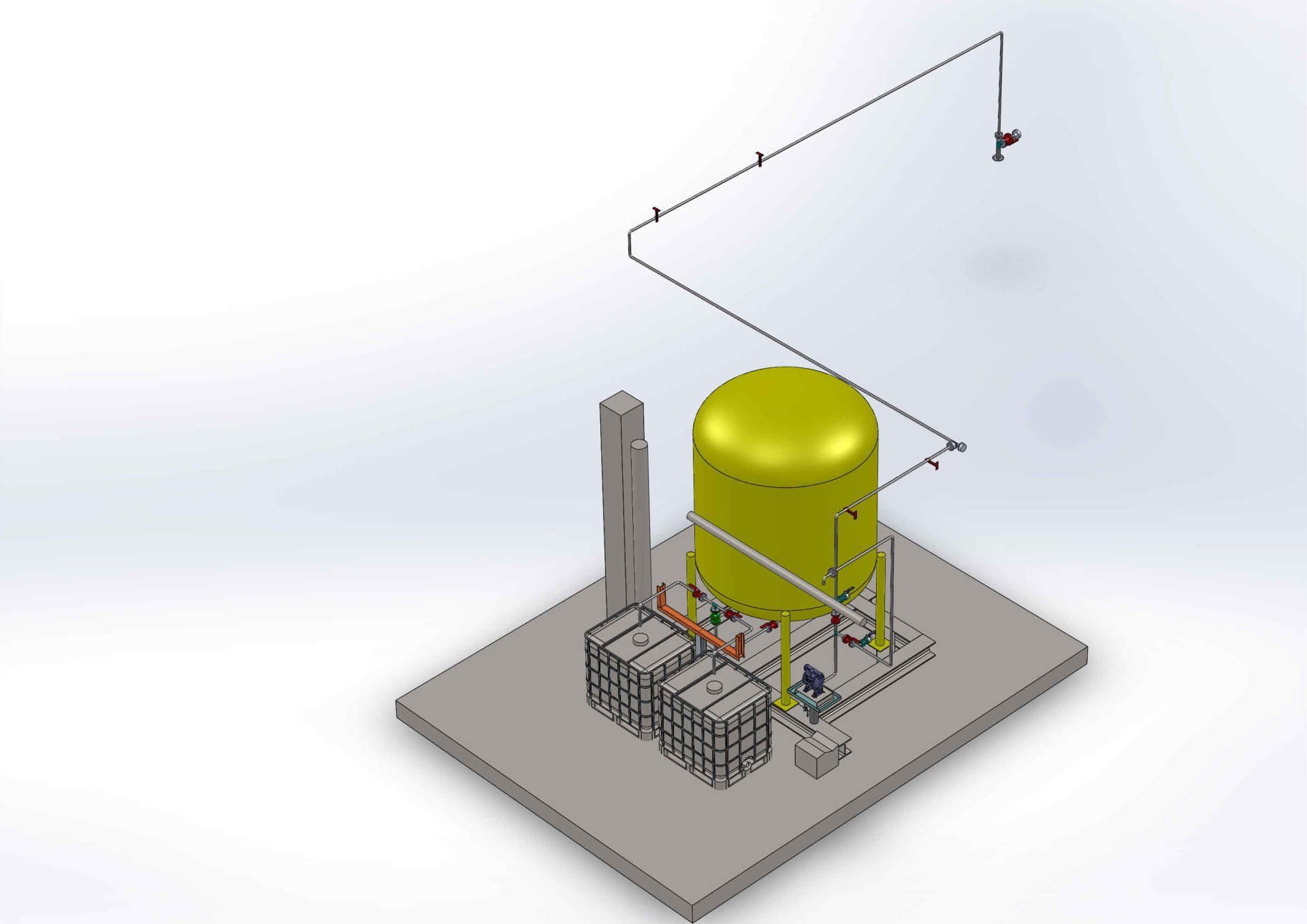 progetto vessel in 3d